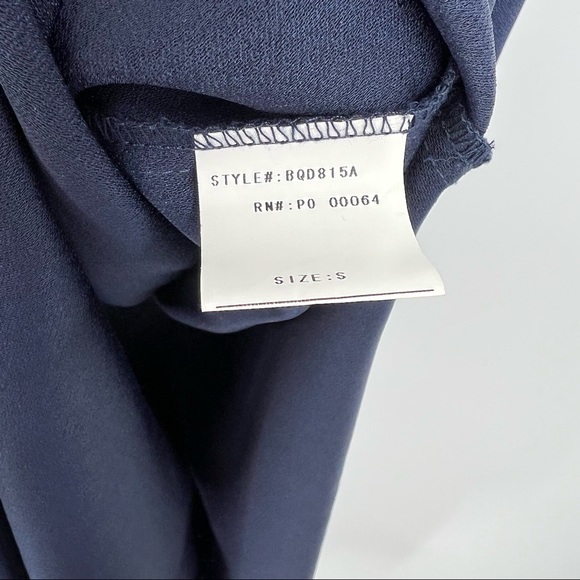 HD in Paris Navy Blue Maxi Dress Small - Picture 8 of 12